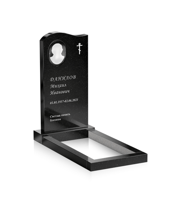 Памятники из чёрного гранита габбро-диабаз